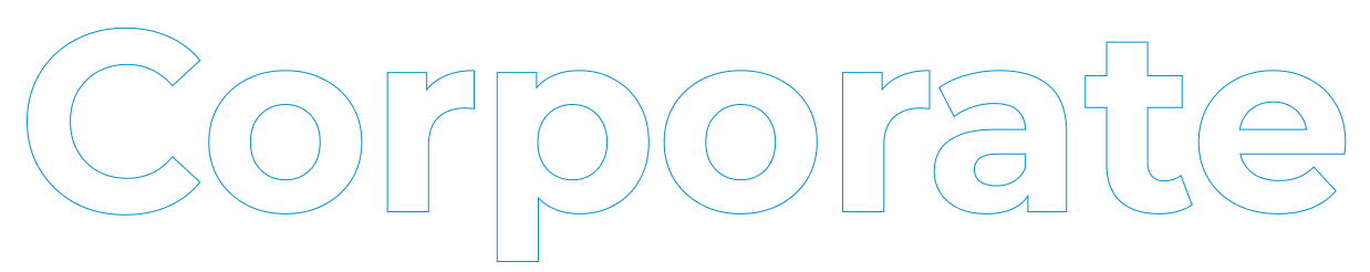 Home – Corporate- Banner – Outline Text